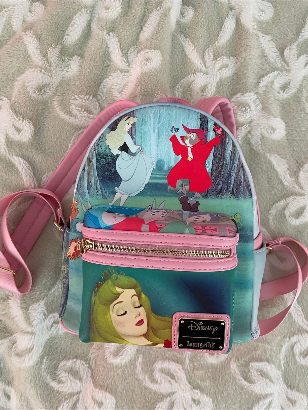 Disney Loungefly Sleeping Beauty Mini Backpack